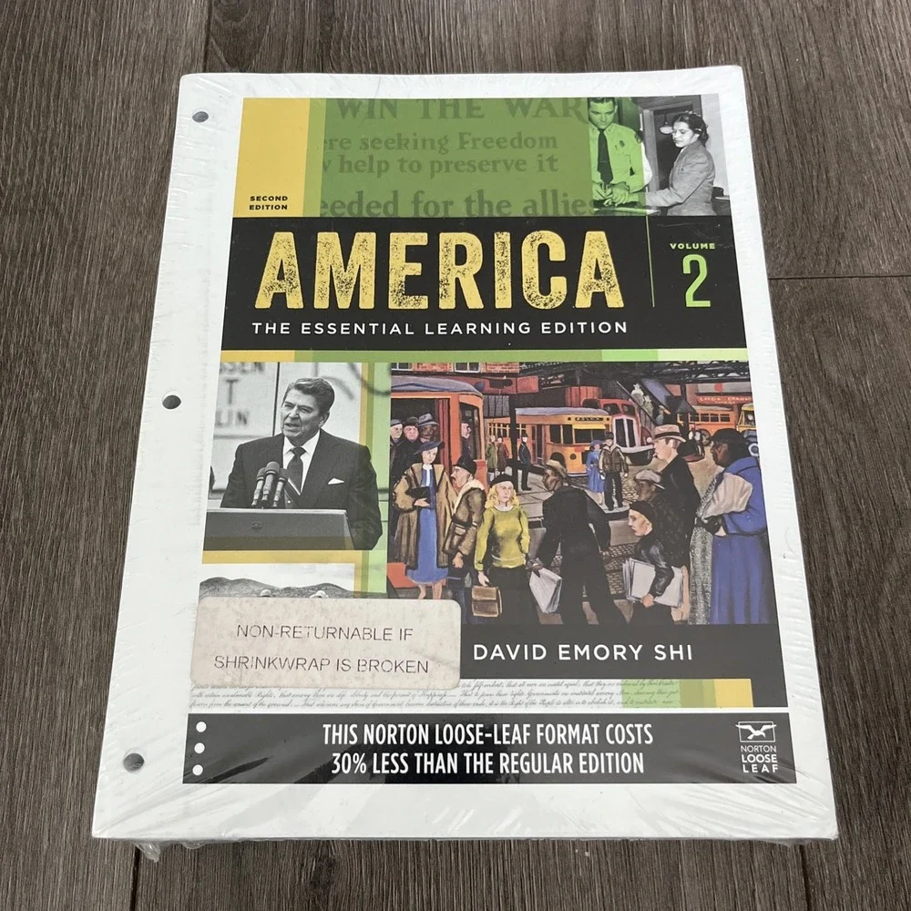 America: the Essential Learning Edition by David E. Shi (2018, Ringbound /...